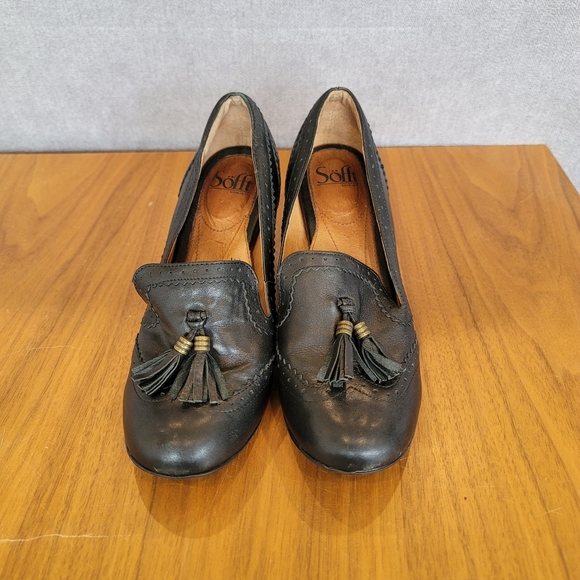Genuine Leather Loafers Black - Picture 3 of 6